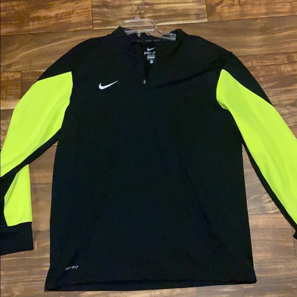Three quart zip Nike Dri Fit sweatshirt